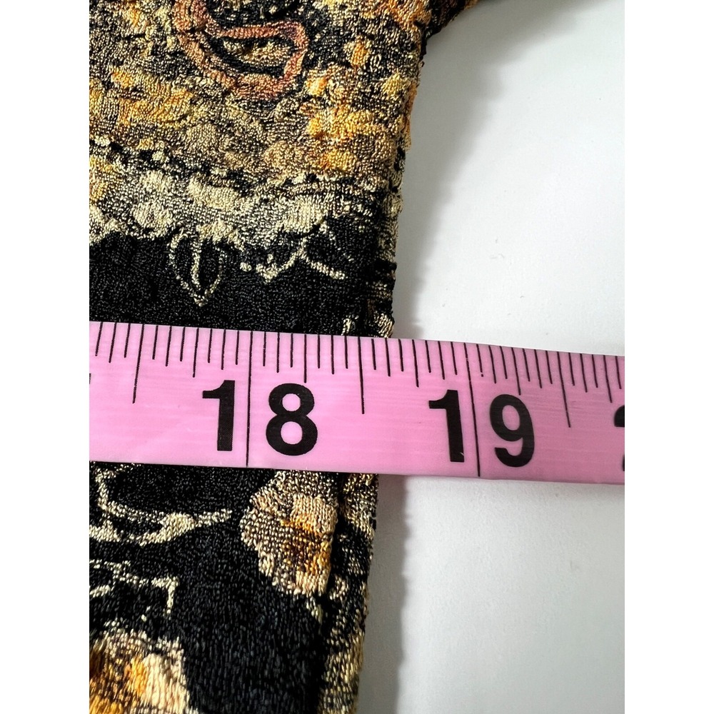 Coldwater Creek Cardigan Women's Stretch Floral Paisley Open Front Size Medium - Picture 5 of 7